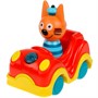 Игрушка на батарейках Машинка с фигуркой Коржика ТРИ КОТА 10 + песен, стихов и фраз HT1372-R - фото 47059790