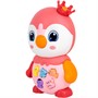 Игрушка на батарейках Levatoys MK855-115B Пингвиненок розовый в пак. - фото 47060321