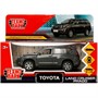 Модель PRADO-12-GY TOYOTA PRADO длина 12 см, двери, багаж, инерц, серый Технопарк  в коробке - фото 47060389