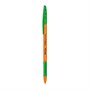Ручка шариковая зеленая 0,7мм Berlingo "Tribase grip orange" 355443 - фото 47061595