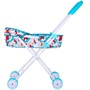Коляска люлька для куклы Miss Kapriz MK336-4 Бирюзовая в облаках в пак. - фото 47062695