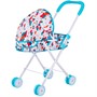 Коляска люлька для куклы Miss Kapriz MK336-4 Бирюзовая в облаках в пак. - фото 47062696