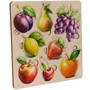 Пазл вкладыш "ФРУКТЫ"  Головоломка ( цветная). - фото 47063069
