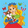 Набор для творчества Роспись по холсту Принцесса и корги 15*15 см Х-4966 - фото 47064549