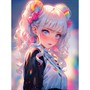 Набор для творчества Алмазная мозаика 30х40см Белые кудряшки НД-6307 - фото 47064574