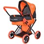 Коляска для куклы 8446-1125 Трансформер BUGGY BOOM оранжевый Amidea - фото 47065080