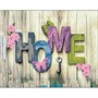 Набор для творчества Алмазная мозаика 5D Надпись "Home" 30*40 см без подрамника, частичное заполнение 80895А - фото 47066070