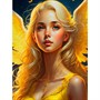 Набор для творчества Алмазная мозаика 30х40см Золотой ангел АЛМ-0037 - фото 47066743