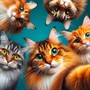 Набор для творчества Роспись по холсту 40х40 см Котоселфи Х-5619 - фото 47067892