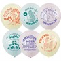 Шар 12" 30 см ассорти рис. Мамочке 25шт 6079888 /цена за упак/ - фото 47068822