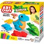 Набор для творчества Набор для лепки 3D Динозавры, тесто 4х50г 03549 AЯT CRAFT - фото 47069405