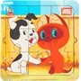 Деревянный Пазл с рамкой 15*15 см. Котёнок Гав. СОЮЗМУЛЬТФИЛЬМ SMF-06 - фото 47070516