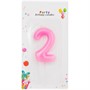 Свеча для торта Цифра 2 в ассорт. FG240525045L-3 - фото 47072175
