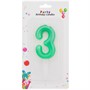 Свеча для торта Цифра 3 в ассорт. FG240525045L-4 - фото 47072187