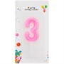 Свеча для торта Цифра 3 в ассорт. FG240525045L-4 - фото 47072188