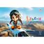 Альбом для рисования 32 л. Девочка пилот С0226-65 - фото 47072430