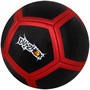 Мяч Футбол №5 Dvizhok 380 гр. 141V-724-2 черный с красным - фото 47072882
