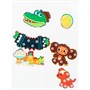 Набор для творчества Аппликация пайетками 3D Чебурашка МУЛЬТИ АРТ SEQUIN-3D-123386 - фото 47073917