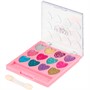 Палетка крем-теней д.век с блёстками,12 цветов "Сердечки",9 г,роз. коллекция,с аппликатором Т25835 - фото 47074367
