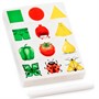 Набор игровой настольный "Ассоциации. Цвета и формы" (12 элементов) (в пакете) 31420 П-Е /24/ - фото 47074558