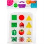 Набор игровой настольный "Ассоциации. Цвета и формы" (12 элементов) (в пакете) 31420 П-Е /24/ - фото 47074561