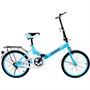 Велосипед двухколесный 20" голубой складной FG240624698R-3 - фото 47074611