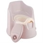 Горшок детский с высокой спинкой Lalababy Protect Me с крышкой серо-сиреневый LA1042СРН - фото 47074652