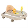 Ходунки Солнышко 7 колес музыкальные игрушки бежевый 801В - фото 47082277