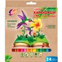 Карандаши цветные 24 цв. ZOO шестигранные 29С 1742-08 ЛУЧ - фото 47083643