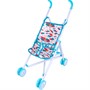 Коляска для куклы Miss Kapriz MKT817-1 Бирюзовая в облаках в пак. - фото 47084693