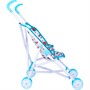 Коляска для куклы Miss Kapriz MKT817-1 Бирюзовая в облаках в пак. - фото 47084694