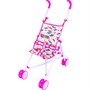 Коляска для куклы Miss Kapriz MKT817-1 Розовая в облаках в пак. - фото 47084698