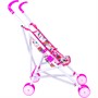 Коляска для куклы Miss Kapriz MKT817-1 Розовая в облаках в пак. - фото 47084699