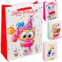 Пакет 18х8,5х24см Happy birthday 141V-587 - фото 47084735
