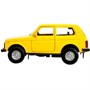 Модель LADA4X4-12-YE LADA 4х4 12 см, двери, багаж, инерц,  желтый Технопарк  в кор. - фото 47084750
