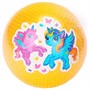 Мяч 23см единорожки с наклейкой, в сетке AD-9(UC)-2 - фото 47084857