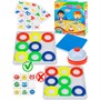 Игра Цвето-табло 2 игр.диска,1 колокол,30 карт.,16 кружков Y25458026 - фото 47085601
