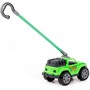 Автомобиль каталка "Легионер" с ручкой (зелёный) 63929 П-Е /12/ - фото 47086401
