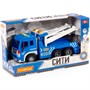 Автомобиль эвакуатор Сити инерц. свет, звук синий в коробке 86525 П-Е /8/ - фото 47086857