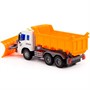 Автомобиль самосвал Сити со снегоуборочным оборудованием со светом и звуком оранжевый в коробке 04618 П-Е - фото 47086964