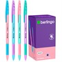 Ручка шариковая синяя 0,7мм Berlingo "Tribase grip haze" 355451 - фото 47090848