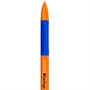Ручка шариковая синяя 0,7мм Berlingo "Tribase grip orange" 355442 - фото 47091343