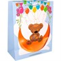 Пакет 32х26х12 см с прозрачным окошком Медведь 141V-961 - фото 47222374