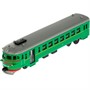 Модель COMTRAIN-19-GN ЭЛЕКТРИЧКА длина 19 см, двери, инерц, зеленый Технопарк в коробке - фото 48070610