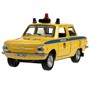 Модель ZAZ968A-12SLPOL-YE ЗАЗ-968а запорожец МИЛИЦИЯ, 12 см, желтый Технопарк  в кор - фото 48426881