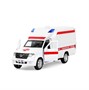 Модель PROFI-14SLAMB-WH свет-звук уаз профи скорая 14 см, двери, инерц, белый Технопарк в кор. - фото 48427173