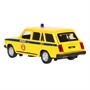 Модель 2104-12SLPOL-YE свет-звук ВАЗ-2104 жигули милиция 12 см,двери,желтый Технопарк в кор. - фото 48427229
