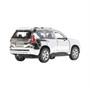 Модель PRADO-SL-CH-WOD TOYOTA PRADO ХРОМ 12 см, двери, багаж, инерц, серебрист Технопарк в кор. - фото 48902504