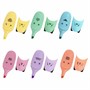 Набор текстовыделителей 6 цв. Cute cats pastel Brauberg kids линия 1-5 мм, 152436 - фото 49551089