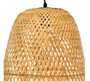 Плетеный абажур бамбук мохнатик В55Д30 см - фото 50469096